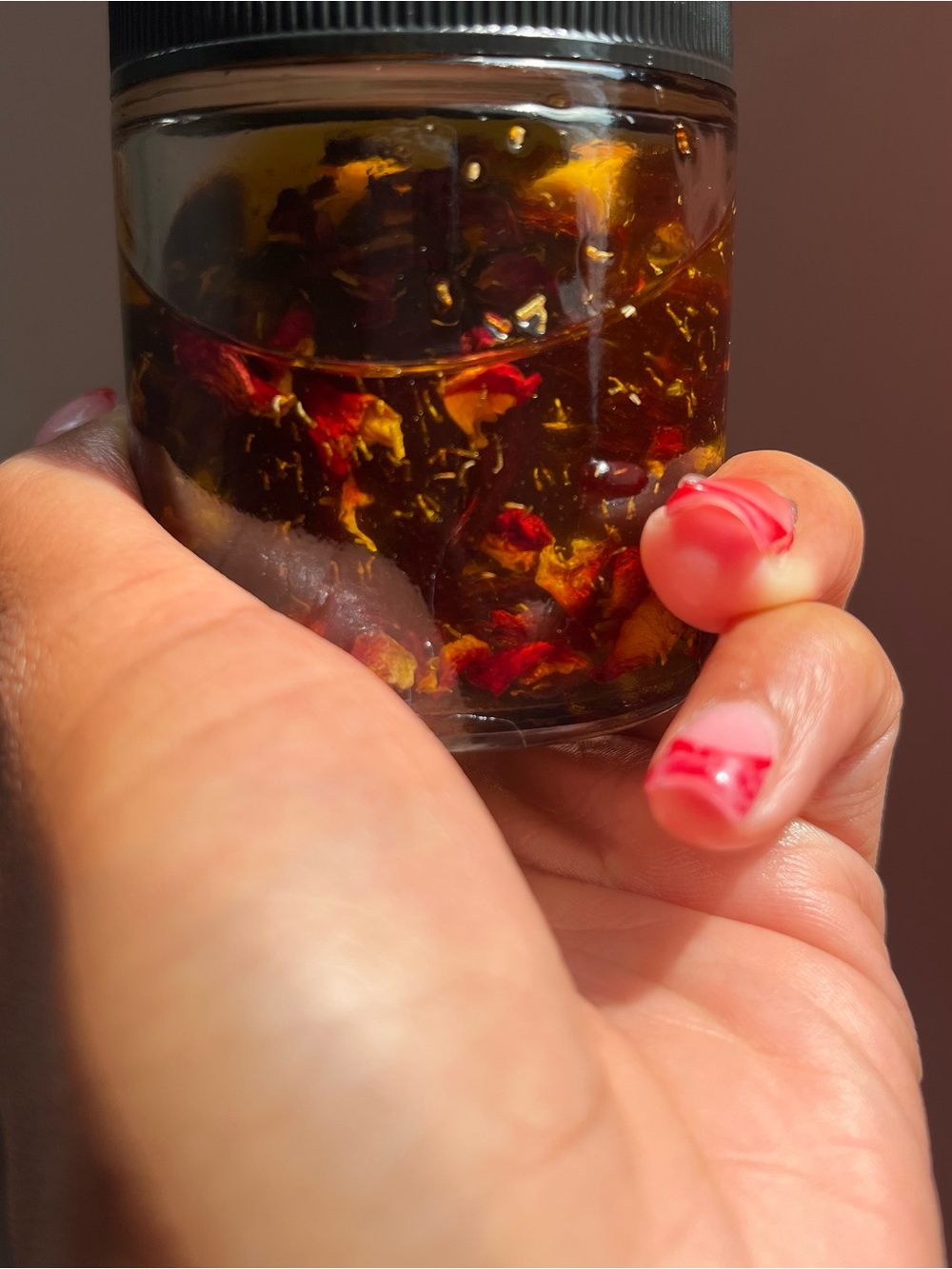 BATH OIL | Rose & Hibiscus infused Olive Oil